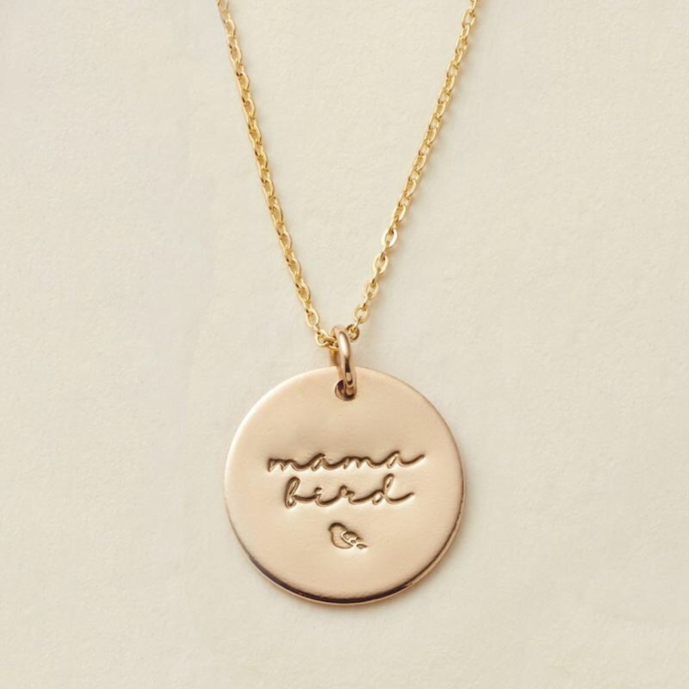 Mother Bird Bohemian Dainty Minimalist Necklace